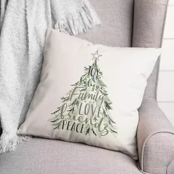 Best Word Tree Christmas Pillow Christmas Pillows