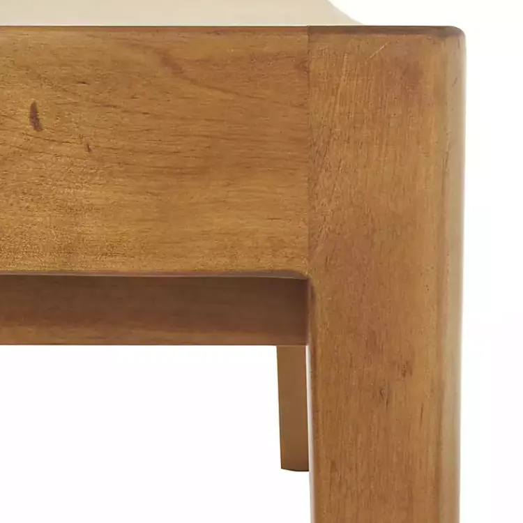 Kirklands Home Benches & Ottomans|Woven Rope and Birch Wood Bench Tan