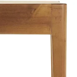 Kirklands Home Benches & Ottomans|Woven Rope and Birch Wood Stool Ottoman Brown