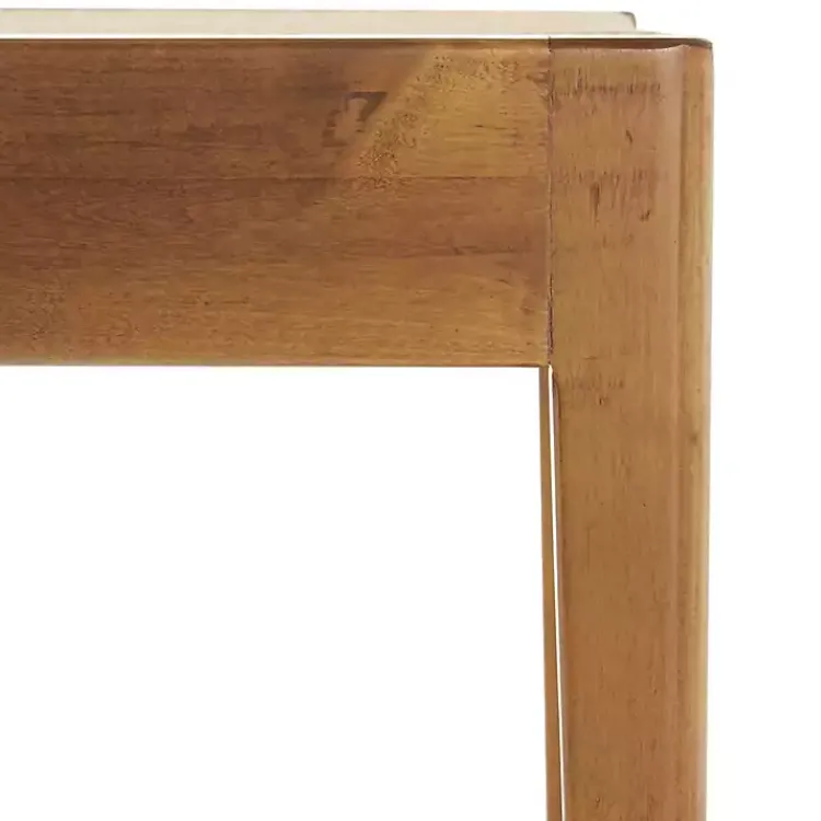 Kirklands Home Benches & Ottomans|Woven Rope and Birch Wood Stool Ottoman Brown