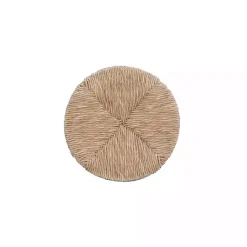 Kirklands Home Bar Stools & Counter Height Stools|Woven Seagrass Walnut Wood Swivel Counter Stool Tan