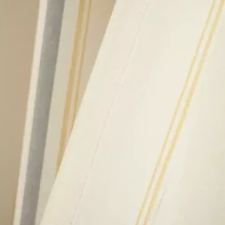 Kirklands Home Curtains & Drapes|Yellow & Gray Farmhouse Curtain Panel Set, 95 in.