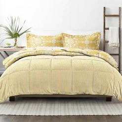 Kirklands Home Comforters|Daisy Medallion Queen 3-pc. Comforter Set Yellow