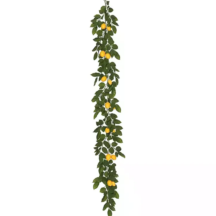 Hot Yellow Lemon Leaf Garland Arrangements & Greenery