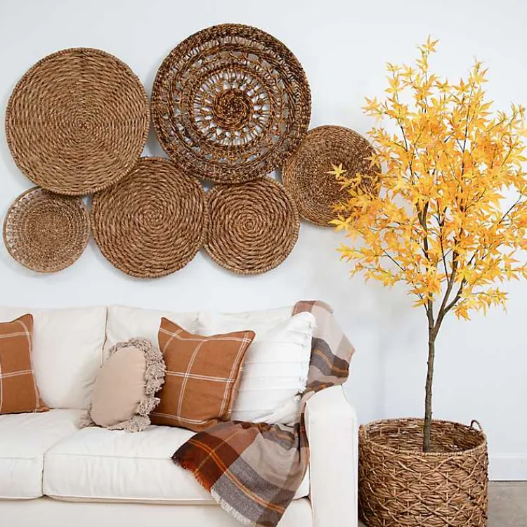 Hot Maple Tree in Black Planter, 7 ft. Trees & Topiaries