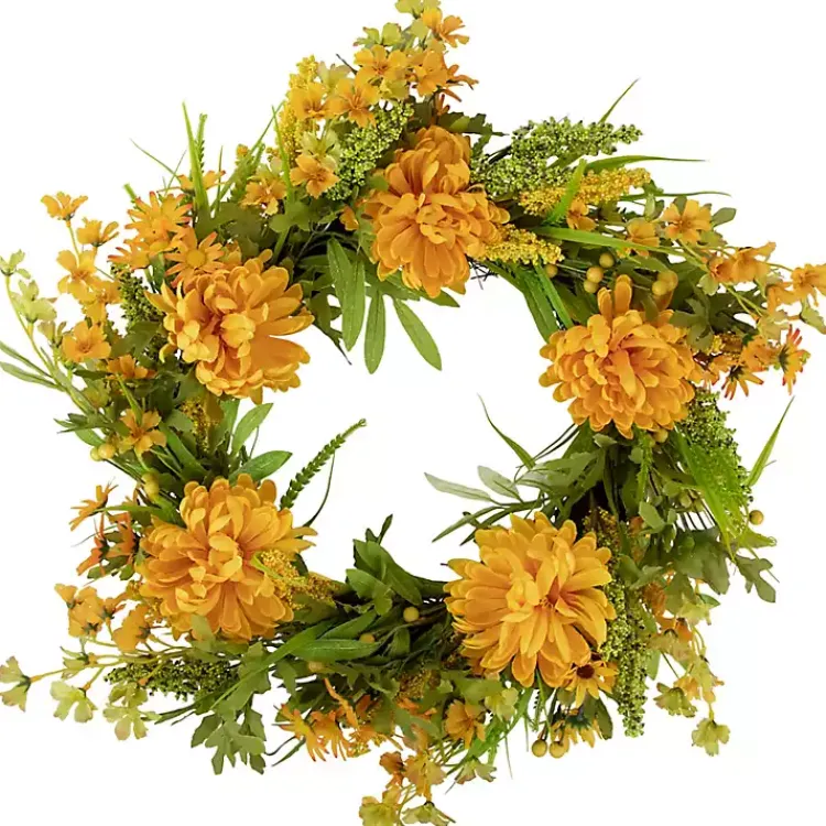 Best Yellow Peony and Greenery Wreath Fall