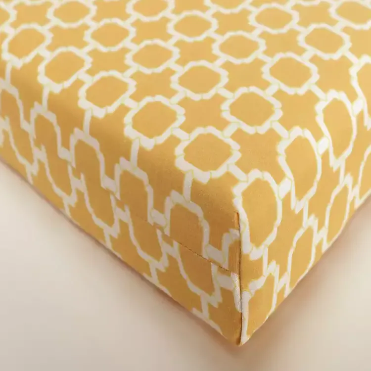 Kirklands Home Outdoor Cushions & Pillows|Square Outdoor Seat Cushions, Set of 2 Yellow