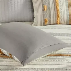 Kirklands Home Comforters|Yellow Striped 3-pc. Full/Queen Comforter Set