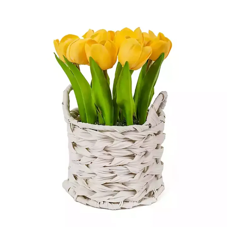 Best Tulip Arrangement in Basket Arrangements & Greenery