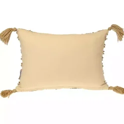 Clearance Woven Stripes Lumbar Pillow Pillows