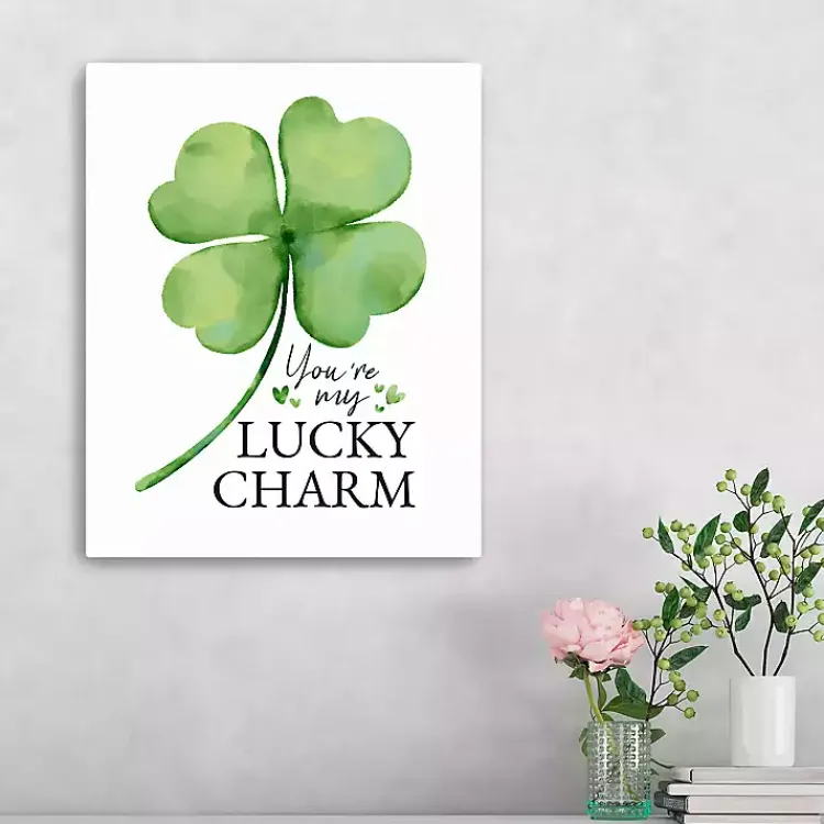 Hot You're My Lucky Charm Canvas Art Print St Patricks Day Decorations