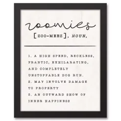 Kirklands Home Wall Quotes & Signs|Zoomies Framed Canvas Art Print, 12x15 in.