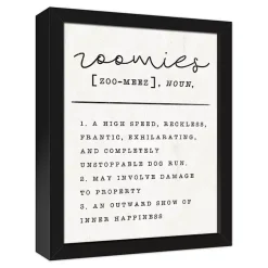 Kirklands Home Wall Quotes & Signs|Zoomies Framed Canvas Art Print, 12x15 in.