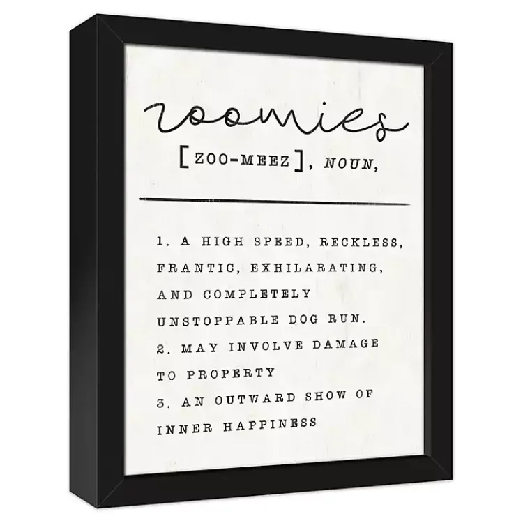Kirklands Home Wall Quotes & Signs|Zoomies Framed Canvas Art Print, 12x15 in.