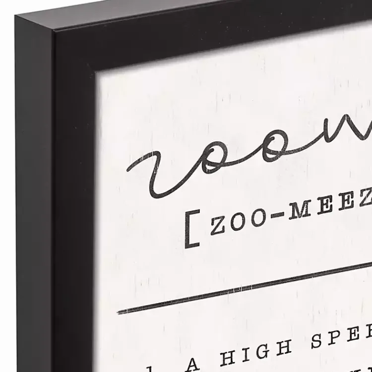 Kirklands Home Wall Quotes & Signs|Zoomies Framed Canvas Art Print, 12x15 in.